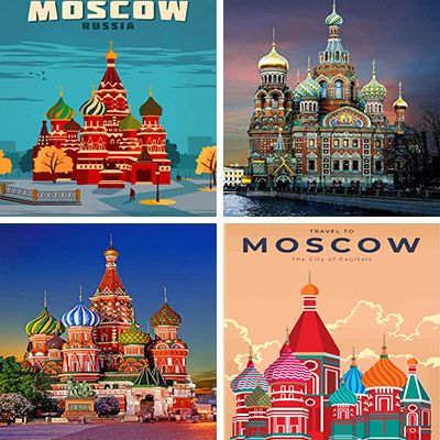 Russia Painting By Numbers
