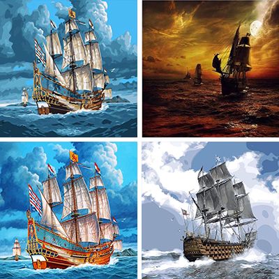 Sail Ships Painting By Numbers