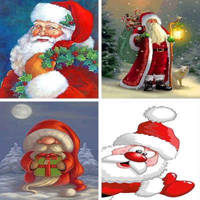 Santa Claus Painting By Numbers