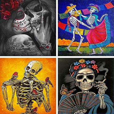 Skeletons Painting By Numbers