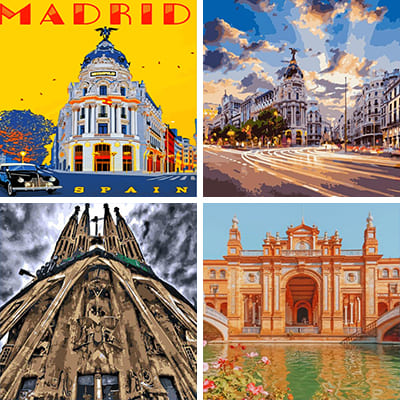 Spain Painting By Numbers