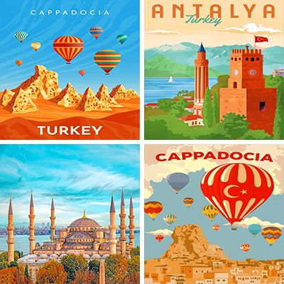 Turkey Painting By Numbers