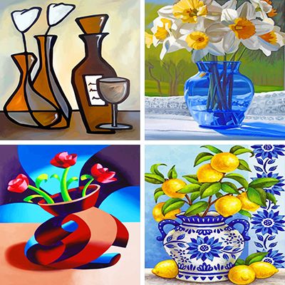 Vases Painting By Numbers