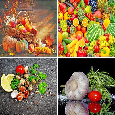 Vegetables Painting By Numbers