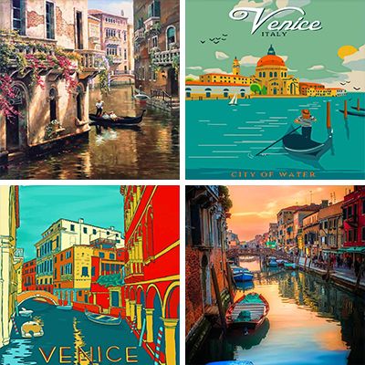 Venice Canals Painting By Numbers