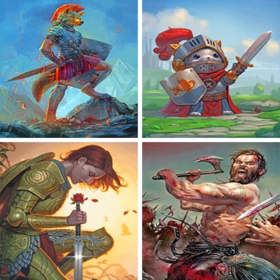 Warriors Painting By Numebrs