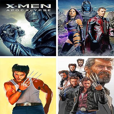 X Men Painting By Numbers