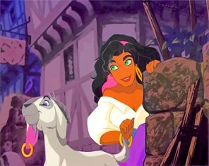 Disney Esmeralda paint by numbers