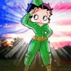 Betty Boop Military By Numbers