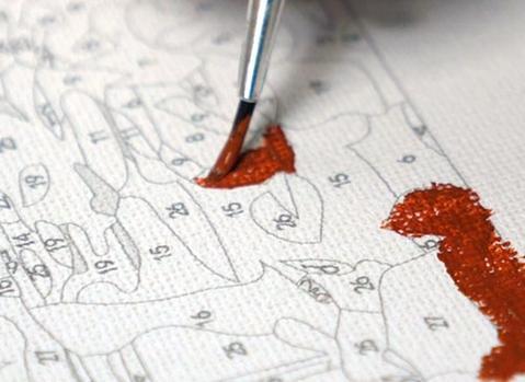 How To Paint By Numbers Step 2
